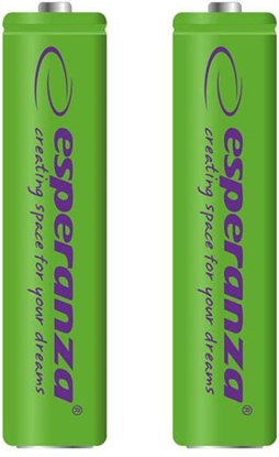 Изображение Esperanza Akumulator zielone AAA / R03 1000mAh 2 szt.