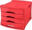 Attēls no Esselte Pojemnik z 4 Szufladami EUROPOST VIVIDA Czerwony (623960)