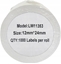 Изображение Etykieta DYMO LW 11353 13mm x 25mm 1000s czarny na biaym zamiennik S0722530