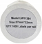 Attēls no Etykieta DYMO LW 11354 57mm x 32mm 1000s czarny na biaym zamiennik S0722540