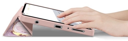 Picture of Etui na tablet Tech-Protect Etui Smartcase do Samsung Galaxy Tab A9 / A11 8.7 X110 / X115 / X133 / X135 Marble