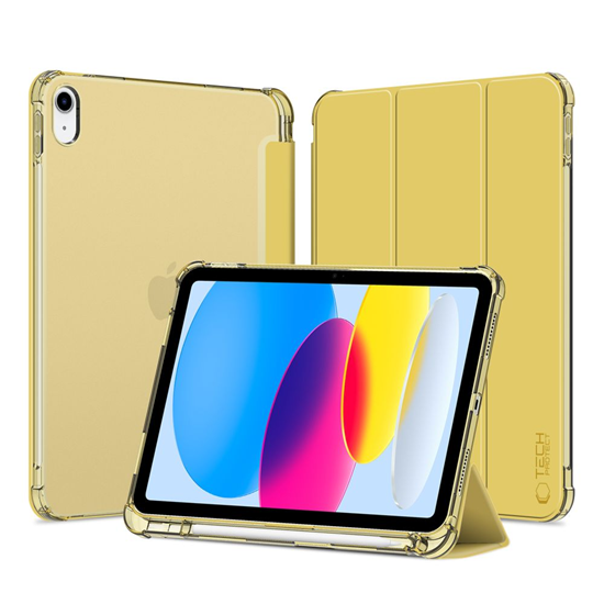Изображение Etui na tablet Tech-Protect TECH-PROTECT SC PEN HYBRID IPAD 10.9 10 / 2022 CRYSTAL YELLOW