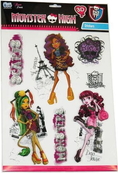 Picture of Euro Trade Dekoracja cienna 3D Monster High - 301092