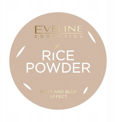 Attēls no Eveline COSMETICS_Rice Powder Matt And Blur Effect przezroczysty sypki puder ryowy matujcy 10g