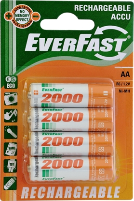 Изображение EverActive Akumulator AA / R6 2000mAh 4 szt.