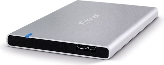 Picture of FANTEC ALU7MMU3 silver Aluminium 2,5  SATA, USB 3.0, 7mm