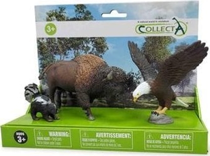 Изображение Figurka Collecta ZESTAW 3 DZIKICH ZWIERZT W OPAKOWANIU (88381, 88383, 88968)