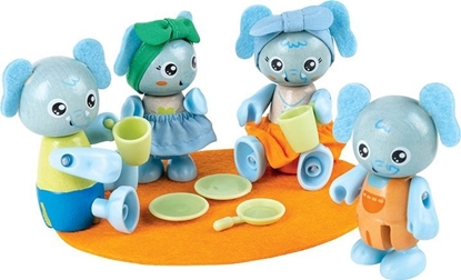 Attēls no Figurka Hape Hape elephant family toy figure