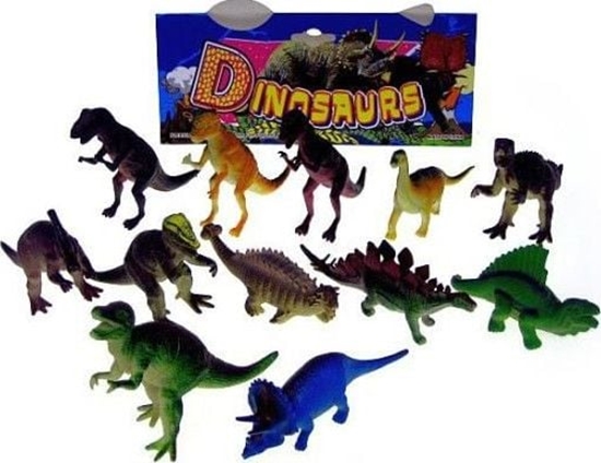 Изображение Figurka Hipo Dinozaury 10cm 12szt (HHS069)