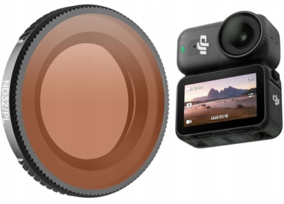 Изображение Filtr Hybrydowy 2w1 Polaryzacyjny Pl + Szary Nd32 Do Dji Osmo Nano + Etui / On-fi073-32p