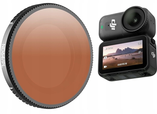 Picture of Filtr Hybrydowy 2w1 Polaryzacyjny Pl + Szary Nd64 Do Dji Osmo Nano + Etui / On-fi073-64p