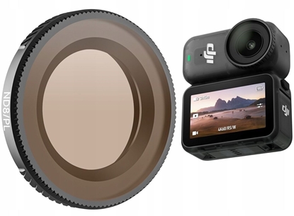 Изображение Filtr Hybrydowy 2w1 Polaryzacyjny Pl + Szary Nd8 Do Dji Osmo Nano + Etui / On-fi073-8p