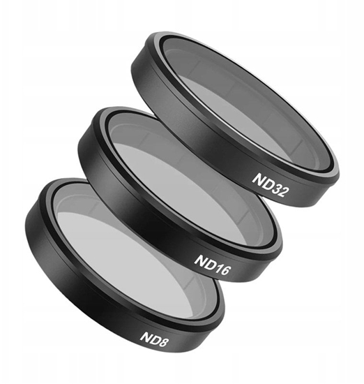 Picture of Filtr Telesin Zestaw filtrów CPL, ND 8/16/32 do DJI Action 5 Pro / 4 /3