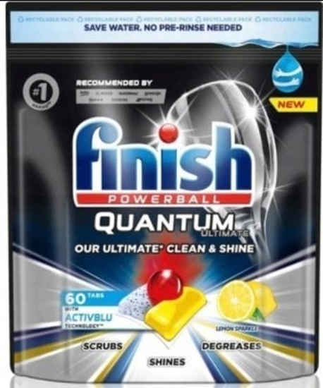 Picture of Finish , Quantum Ultimate Tabletki do zmywarki, Lemon, 60 sztuk