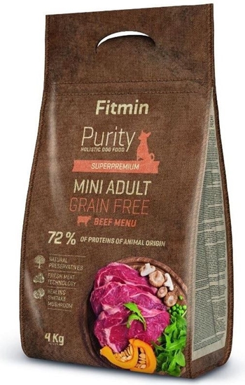 Picture of Fitmin  Dog Purity GF Adult Mini Beef 4 kg