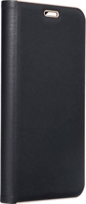 Attēls no ForCell Etui Kabura Forcell LUNA Book Gold do XIAOMI Redmi 9AT / Redmi 9A czarny