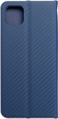 Attēls no ForCell Kabura Forcell LUNA Book Carbon do SAMSUNG Galaxy A22 5G niebieski