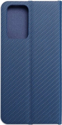 Attēls no ForCell Kabura Forcell LUNA Book Carbon do XIAOMI Redmi NOTE 10 Pro niebieski