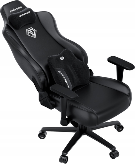 Изображение Fotel Anda Seat Fotel gamingowy skórzany Novis Plus XL czarny obrotowy