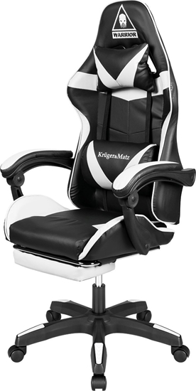 Picture of Fotel Kruger&Matz Warrior GX-150 czarno-biay (KM0790-BW)