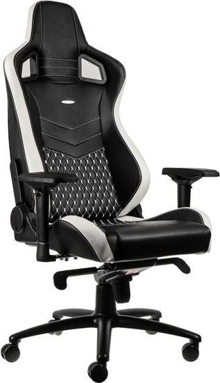 Picture of Fotel Noblechairs EPIC z prawdziwej skóry - czarny/biay/czerwony (GAGC-034)