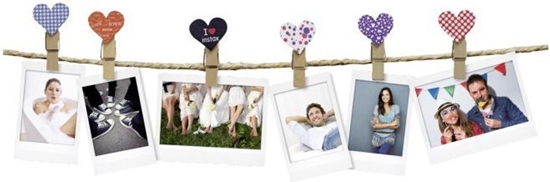Picture of Fujifilm Instax Design Clips 10-Pack  Heart