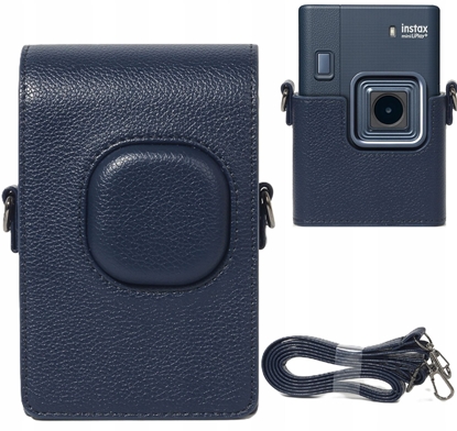 Picture of Futera Etui Pokrowiec Case Osona Do Fujifilm Fuji Instax Mini Liplay+ / Granatowy