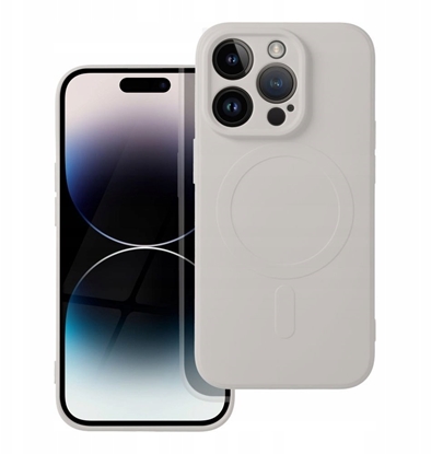 Attēls no Futera SILICONE MAG COVER kompatybilny z MagSafe do SAMSUNG A56 tytanowy szary