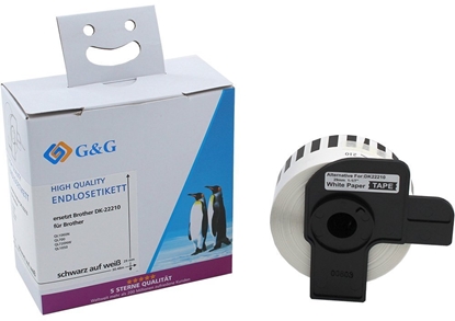 Изображение G&G Rolki etykiet kompatybilne z Brother DK-22210