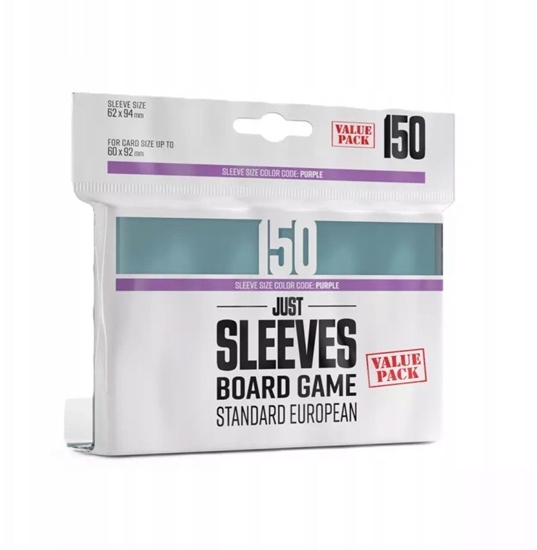 Picture of Gamegenic Just Sleeves - Board Game Sleeves (62 x 94 mm) 150 sztuk, Clear