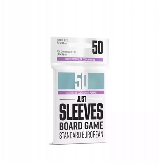 Picture of Gamegenic Just Sleeves - Board Game Sleeves (62 x 94 mm) 50 sztuk, Clear