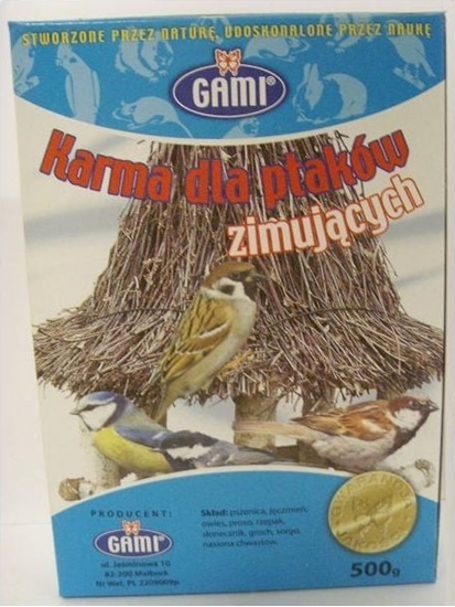Изображение GAMI Pokarm dla ptaków zimujcych 500g (001616)