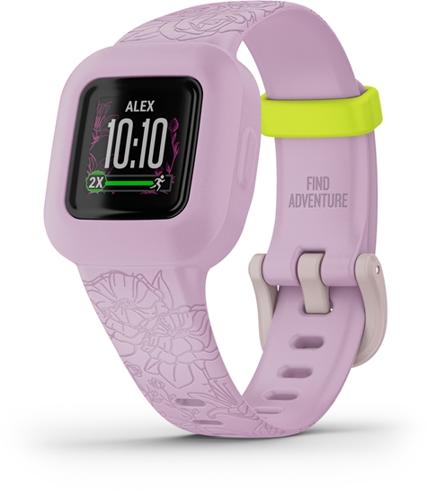 Изображение Garmin vivofit jr. 3 Smartwatch for kids, Lilac Floral Pink