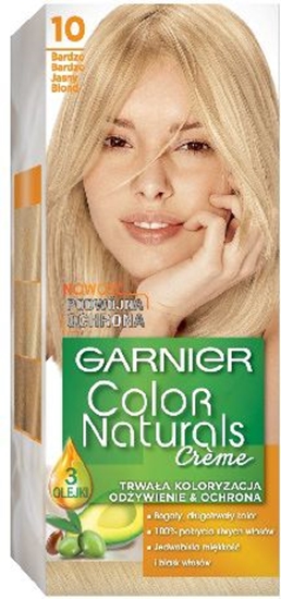 Изображение Garnier Color Naturals* Krem koloryzujcy nr 10 Bardzo Bardzo Jasny Blond