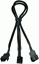 Attēls no Gelid 3-pin - 4-pin x2, 0.35m, Czarny (CA-PWM-01)