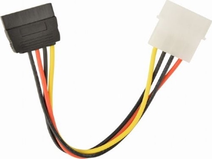 Изображение Gembird Molex - SATA, 0.15m, Wielokolorowy (CCSATAPS)