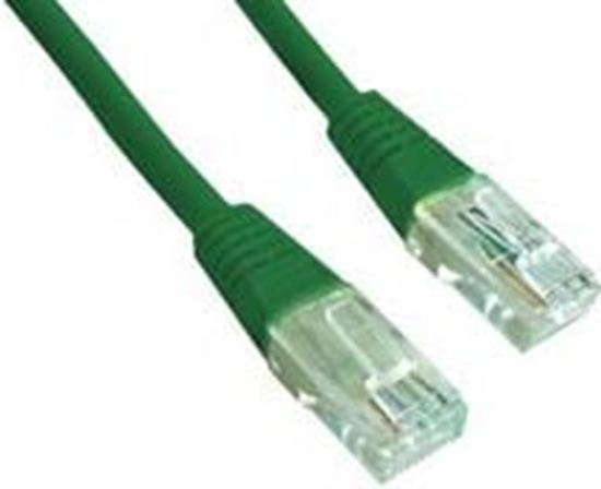 Изображение Gembird patch cord RJ45, kat. 5e, UTP, 0.5m, zielony (PP12-0.5M/G)