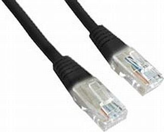 Picture of Gembird patch cord RJ45, kat. 5e, UTP, 5m, czarny (PP12-5M/BK)