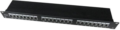 Picture of Gembird PATCH PANEL 24 PORT 1U KAT.6 EKRANOWANY PÓKA DO ORGANIZACJI KABLI CZARNY GEMBIRD GEMBIRD SIE, (NPP-C624-002)
