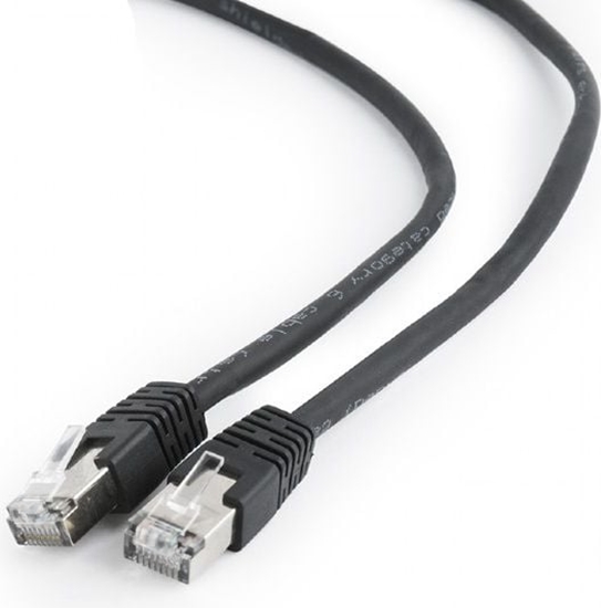 Picture of Gembird RJ45, kat. 6, FTP, 0.5m, czarny (PP6-0.5M/BK)