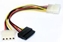 Изображение Gembird SATA 15-pin - Molex x2, 0.12m, Wielokolorowy (CCSATAPSY2)