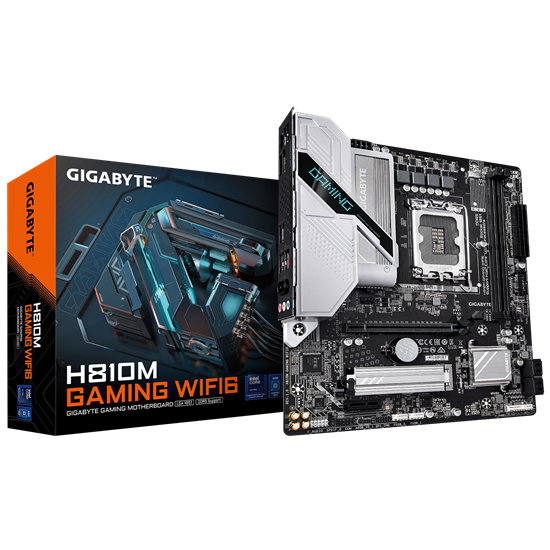 Picture of GIGABYTE H810M GAMING WIFI6 LGA1851 MB