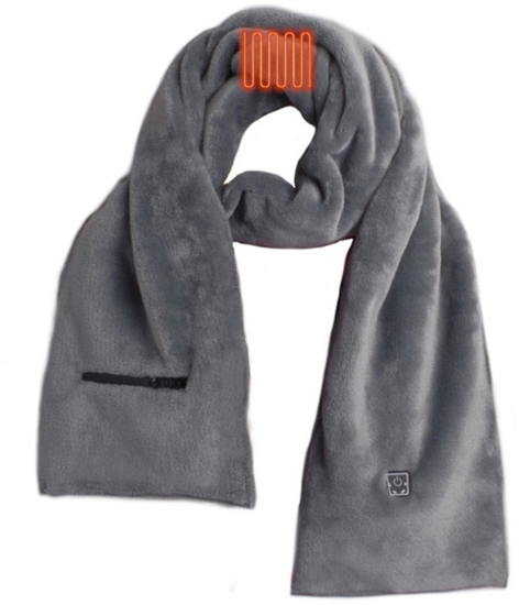 Изображение Glovii Szalik ogrzewany szary (GA1G)