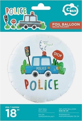 Attēls no GoDan Balon foliowy Police okrgy