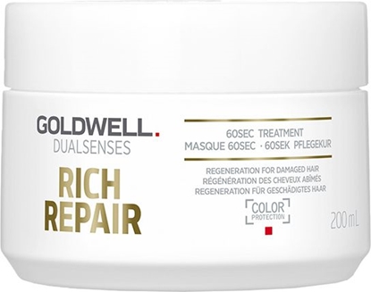 Attēls no Goldwell  Dualsenses Rich Repair 60-sekundowa kuracja do wosów zniszczonych 200 ml