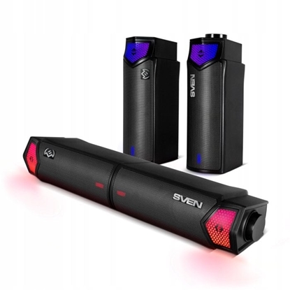Attēls no Goniki komputerowe Sven Soundbar Mini SB-G1450, czarny (USB, RGB)