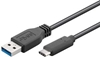 Picture of Goobay | Round cable | Sync & Charge Super Speed USB-C to USB A 3.0 charging cable | 67890 | USB 3.0 male (type A) | USB-C (male)