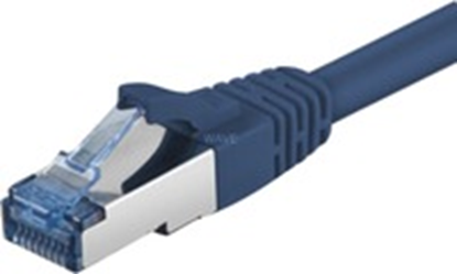 Изображение Goobay CAT 6a Patchcord S/FTP Niebieski 0.5M (93656)