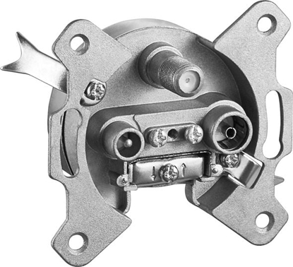 Picture of Goobay Gniazdo 3 zcza, TV, SAT, RADIO, 10db (67047)