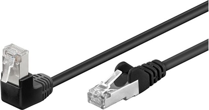 Изображение Goobay Patchcord CAT5e, F/UTP, ktowy 90°, 1m (94187)